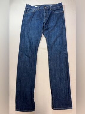 Gap Jeans Mens 32x34 Blue Selvedge Japanese Denim Slim Fit Pants Western 1969